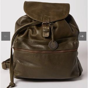 Wanderers Byron leather backpack